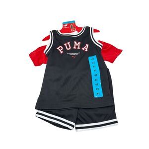 Puma Outfit Size 4T Shorts T-shirt Tank top athletic boys summer